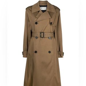 Saint Laurent Twill Trench.